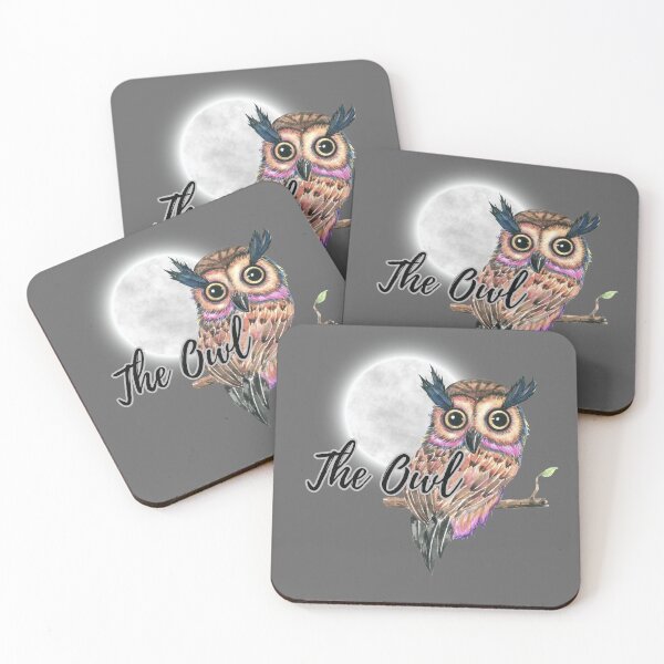 Item preview, Moon Owl themed designed and sold by Ssuwicha.