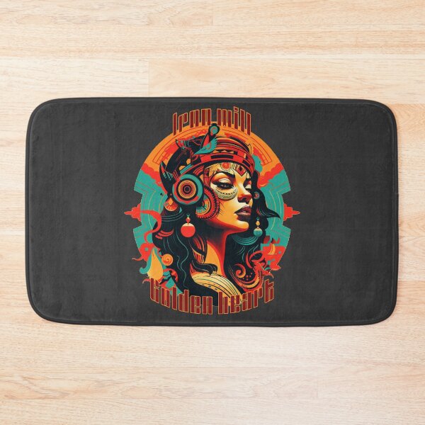 Item preview, Aztec Lady - Iron Will, Golden heart designed and sold by Nioon.