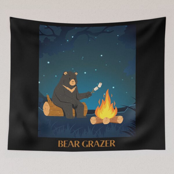 Item preview, Bear grazer camping designed and sold by misslizzyspin.