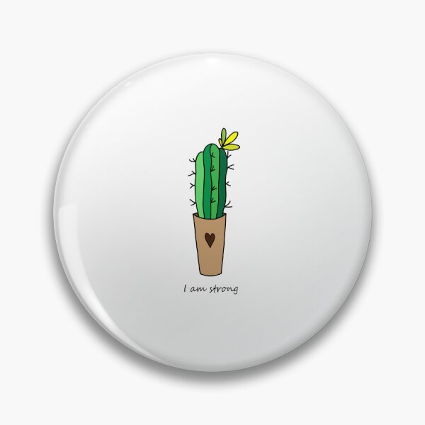 Item preview, Beautiful, strong, green cactus with a small bloom. I am strong cactus designed and sold by 7Woodhandmade.