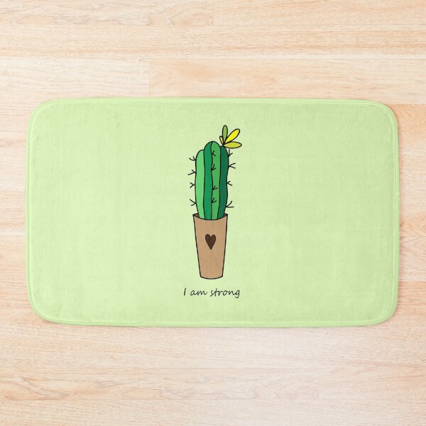 Item preview, Beautiful, strong, green cactus with a small bloom. I am strong cactus designed and sold by 7Woodhandmade.