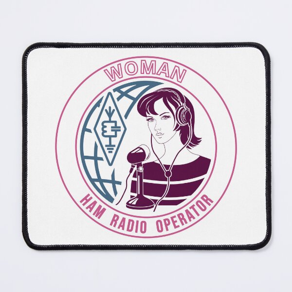 Item preview, Woman HAM Radio Operator - two rings three colors var-1 designed and sold by tuzlay.