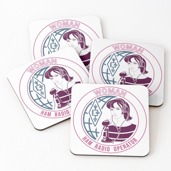Item preview, Woman HAM Radio Operator - two rings three colors var-1 designed and sold by tuzlay.