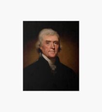 Thomas Jefferson Portrait Art Board