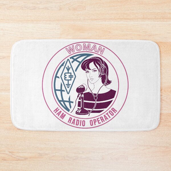 Item preview, Woman HAM Radio Operator - two rings three colors var-1 designed and sold by tuzlay.