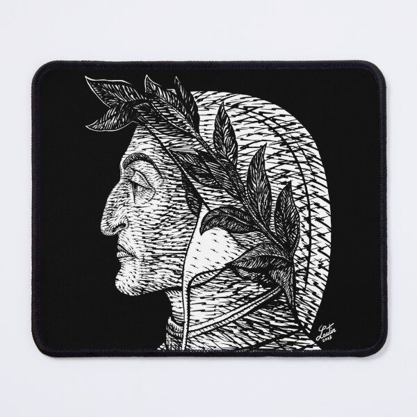 Item preview, DANTE ALIGHIERI ink portrait designed and sold by lautir.