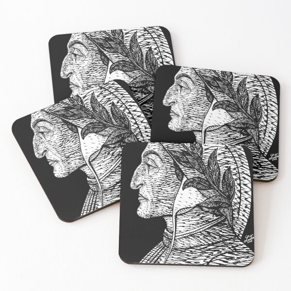 Item preview, DANTE ALIGHIERI ink portrait designed and sold by lautir.