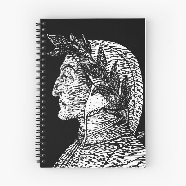 Item preview, DANTE ALIGHIERI ink portrait designed and sold by lautir.