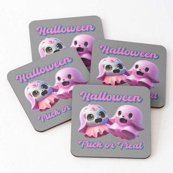 Item preview, Pink ghost, Halloween, Trick or Treat, fun, happy, pink, barbie, designed and sold by IgErSTYLE.
