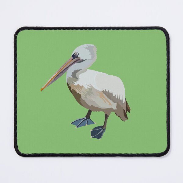 Item preview, G is for  Grey Pelican,Grey Pelican – Elegant Coastal Bird Wildlife Illustration designed and sold by PrettylittlepastelUk.