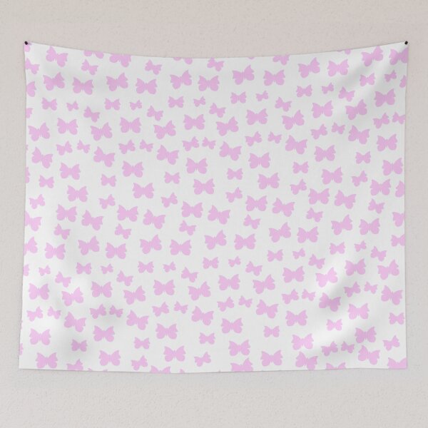Item preview, Love cute pastel pink butterfly bedding set designed and sold by Scenic.