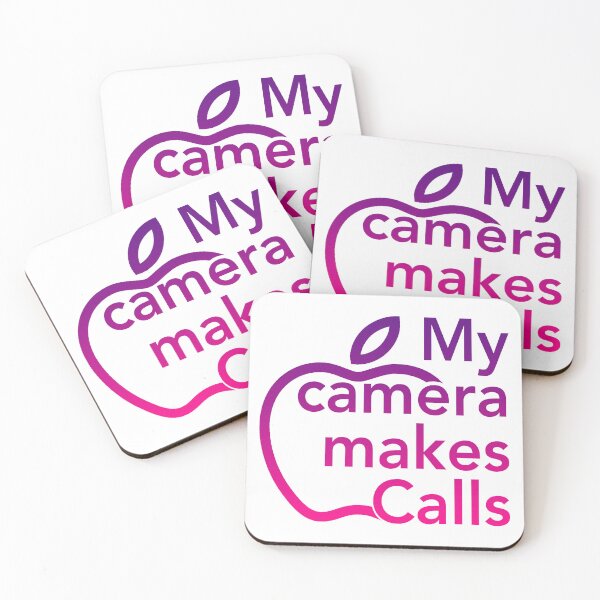 Item preview, From Phone to Professional Camera - "My Camera makes Calls" Typography Art - Pink Version designed and sold by William A. McCarthy.