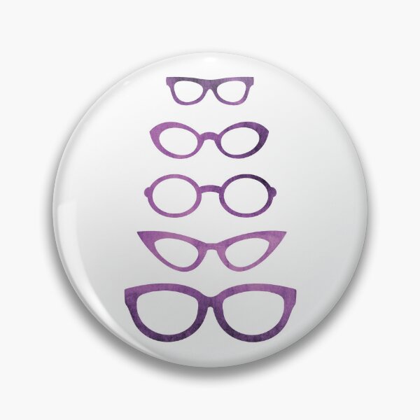 Item preview, Purple Eyeglasses In Various Shapes designed and sold by Primroaddesigns.