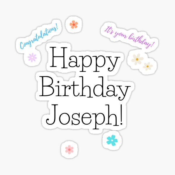 Joseph Stickers for Sale