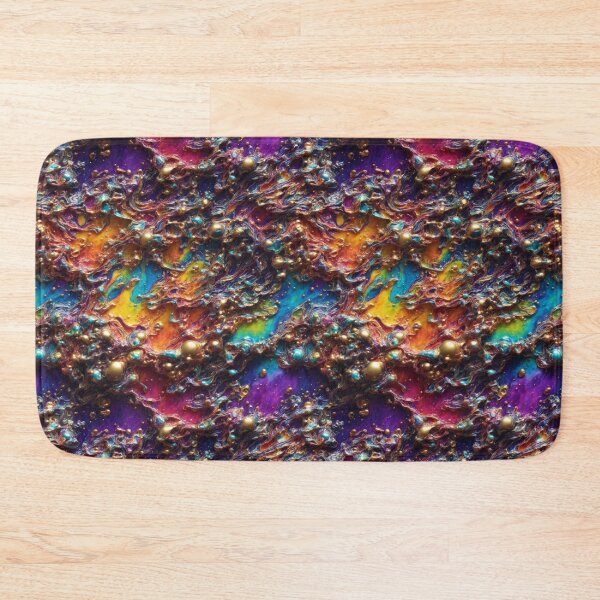 Item preview, Rainbow 3D Fluid Oil Acrylic Pour and bubbles designed and sold by activate-state.