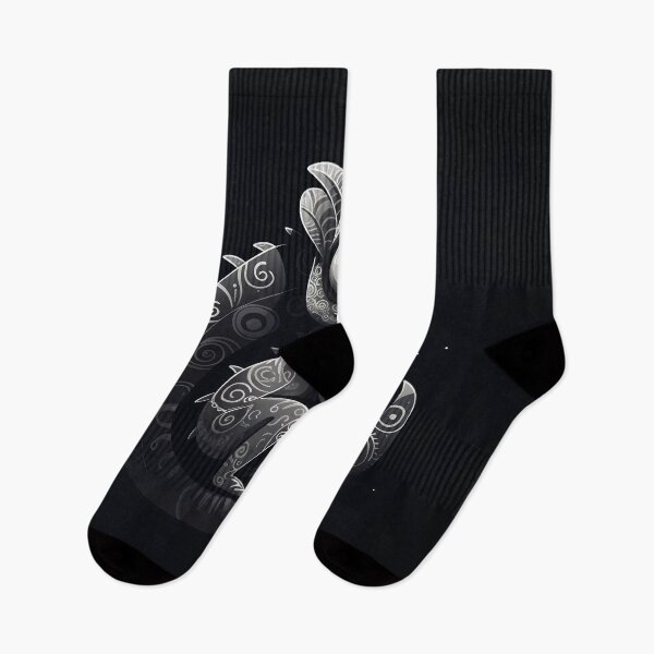 Item preview, Black and white chameleon designed and sold by Art91design.