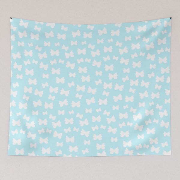 Item preview, Love cute sky blue butterfly bedding set designed and sold by Scenic.