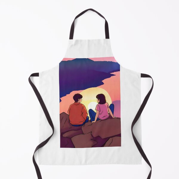 Item preview, Korean Couple Watching Sunset designed and sold by Thedigital91.
