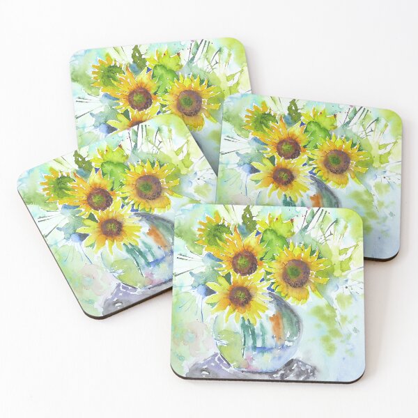 Item preview, Sunflowers in a Vase designed and sold by Casimirasart.