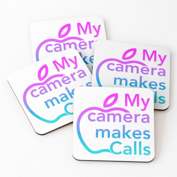 Item preview, From Phone to Professional Camera - "My Camera makes Calls" Typography Art - Neon Version designed and sold by William A. McCarthy.