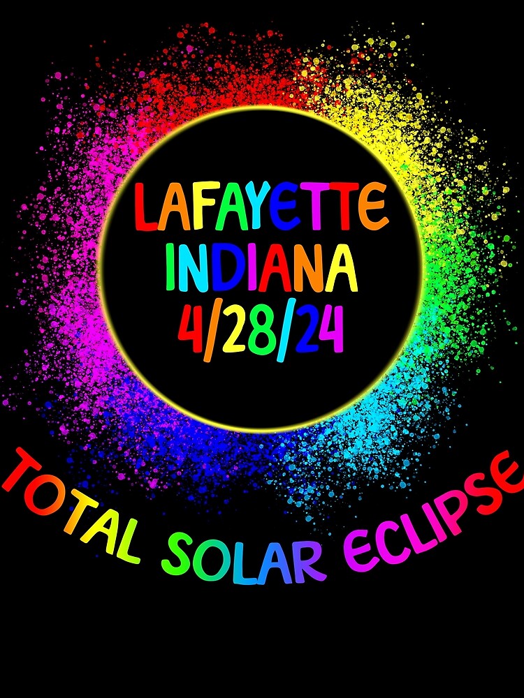 Thumbnail 3 von 3, Tuch, Total Solar Eclipse Lafayette Indiana 4/28/24 Kids Eclipse Gear designt und verkauft von DynamicDesign.