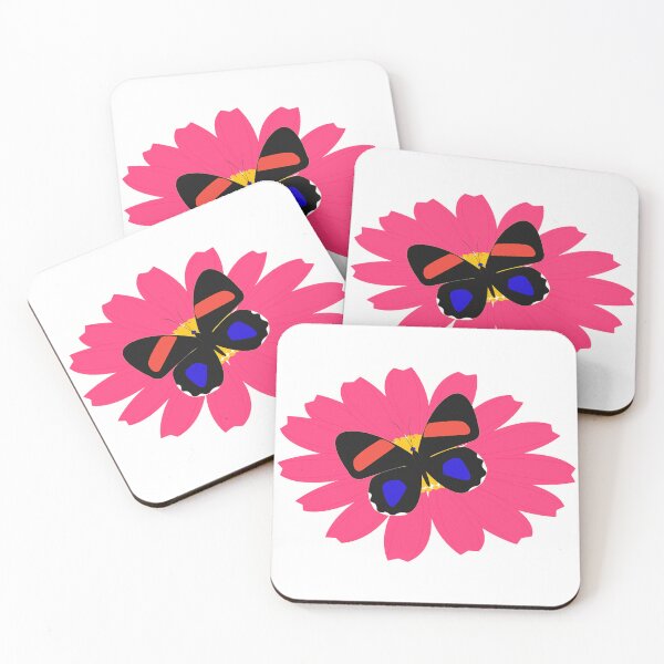Item preview, Butterfly On Pink Flower designed and sold by Bunmigraphics .