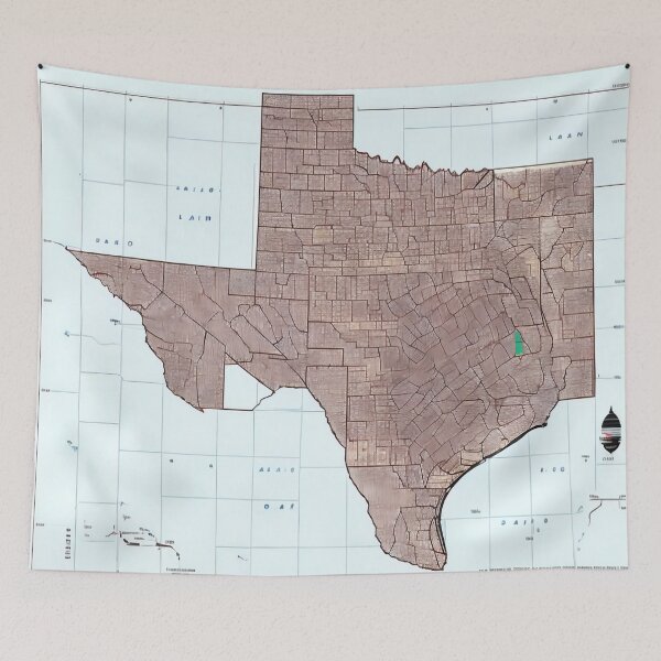 Item preview, Texas Map designed and sold by Hannesss.