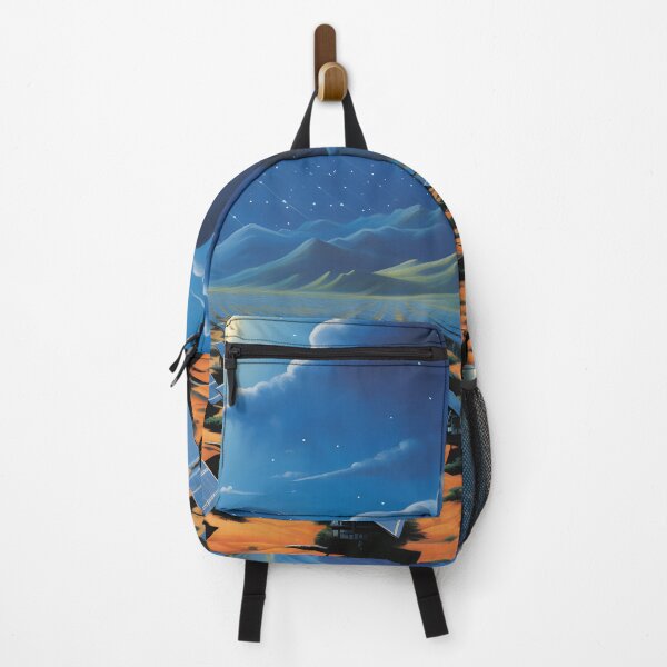 Item preview, Landscape of a Field of Solar Panels in a Desert and Starry Night Sky and Moon designed and sold by Je-we.