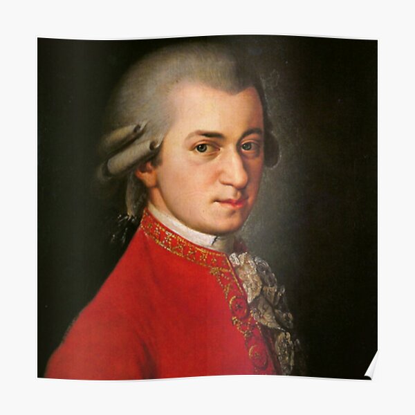 Wolfgang Mozart Poster