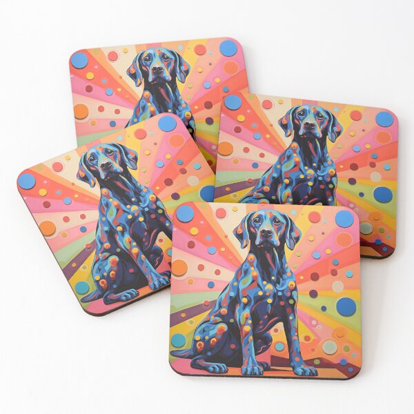 Item preview, Dog full of colors designed and sold by Art91design.