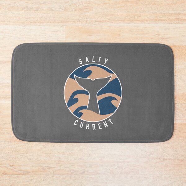 Item preview, Whale Tail Waves Beige Blue designed and sold by Saltycurrent1.