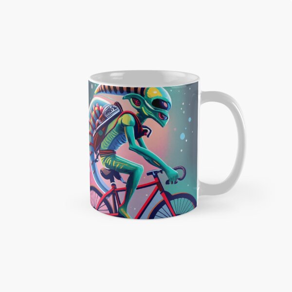 Item preview, alien on bike 1 designed and sold by rayo-art.