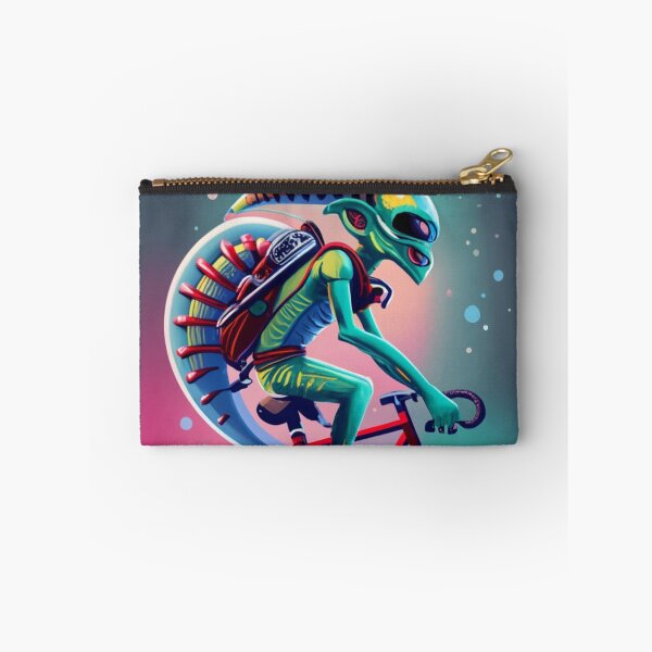 Item preview, alien on bike 1 designed and sold by rayo-art.