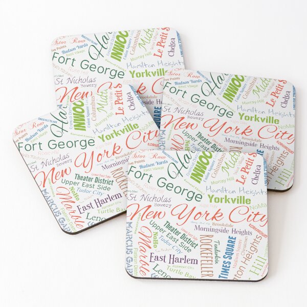 Item preview, NYC Neighborhoods designed and sold by Montage-Madness.