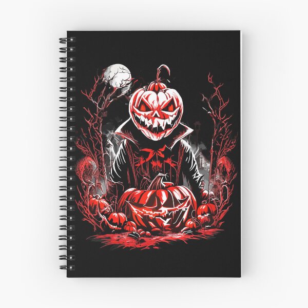 Aperçu de l'œuvre Lanterne humanoïde effrayante de citrouille d'Halloween mutante effrayante Illustration créée et vendue par SemARTDesign.