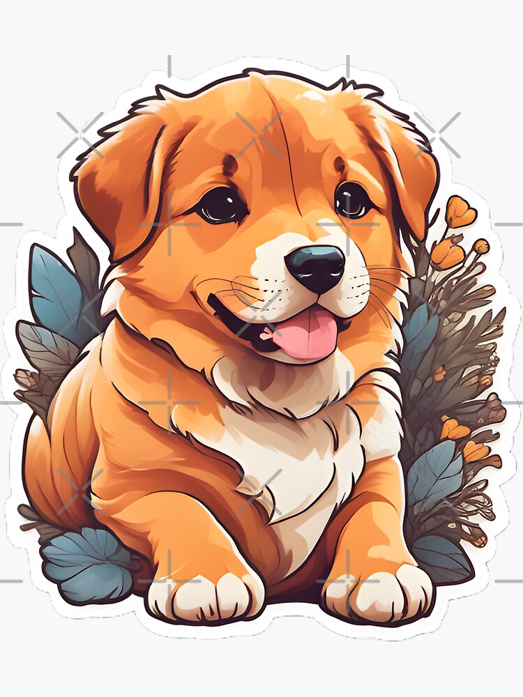Puppy stickers discount