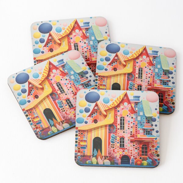 Item preview, House full of colors designed and sold by Art91design.