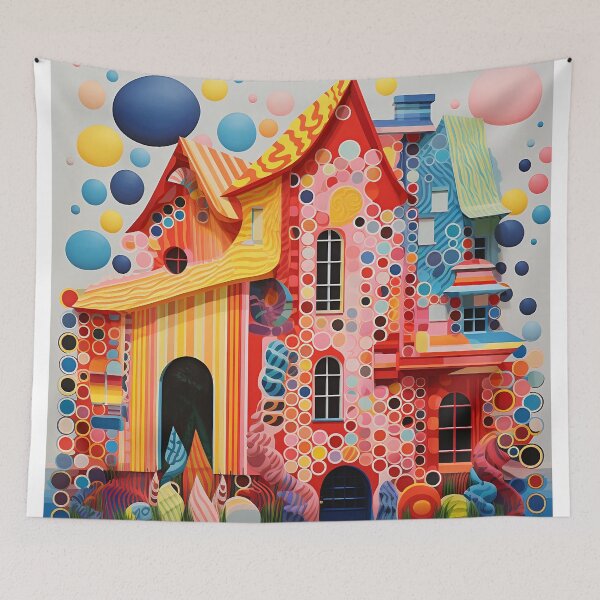 Item preview, House full of colors designed and sold by Art91design.