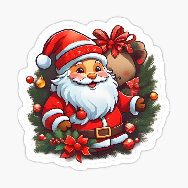 Kawaii Santa Claus Christmas Decorative Stickers Pack – MyKawaiiCrate