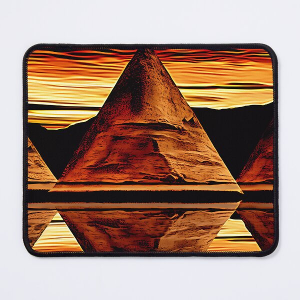 Item preview, "Kaleidoscopic-Styled Pyramids" designed and sold by Art-Vortex-fr.