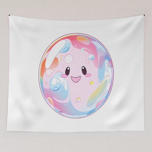 Item preview, Smiley Soap Bubble - A Fun and Colorful Design designed and sold by alaa-mously.
