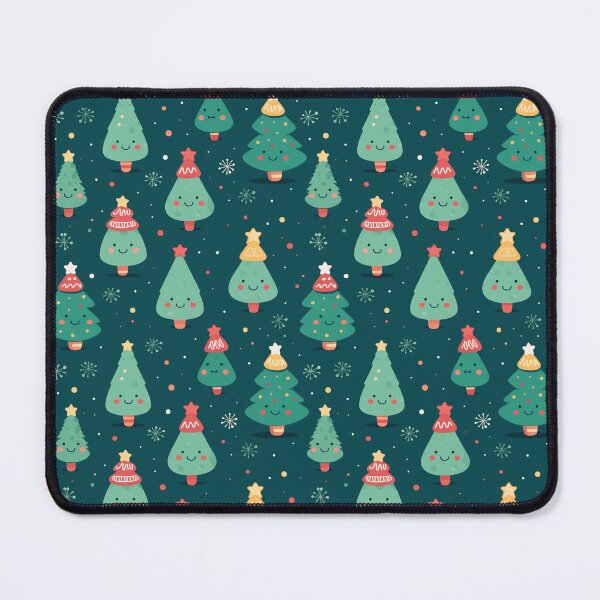 Item preview, Kawaii Christmas Trees designed and sold by VintageFlorals.