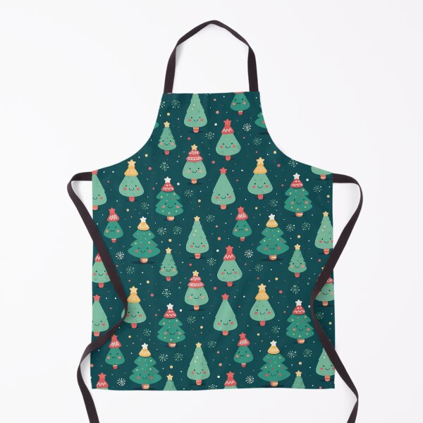 Item preview, Kawaii Christmas Trees designed and sold by VintageFlorals.