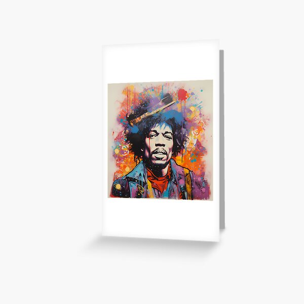 Item preview, jimmy hendrix blotter designed and sold by DoodleBurger.