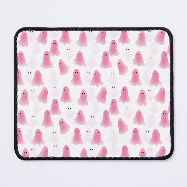 Item preview, White and pink ghosts designed and sold by Beanntopia.