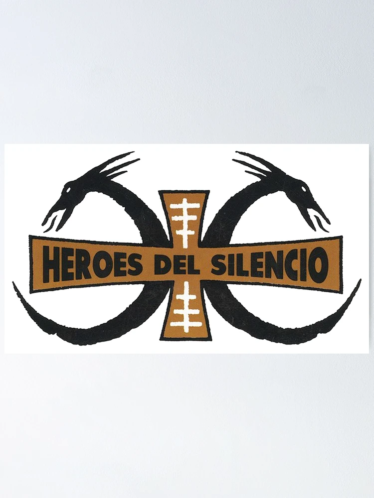 Heroes del Silencio - circle - grunge design - Heroes Del Silencio -  Sticker