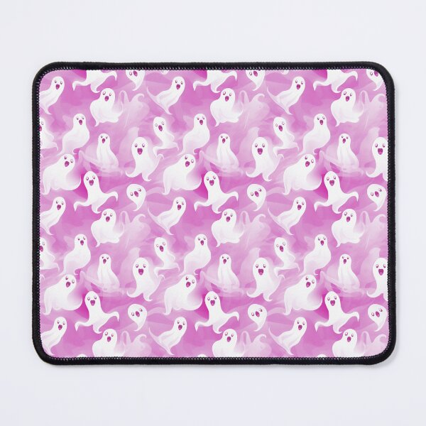 Item preview, Happy pink ghosts designed and sold by Beanntopia.