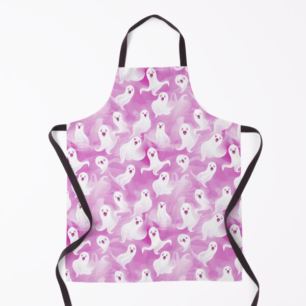 Item preview, Happy pink ghosts designed and sold by Beanntopia.