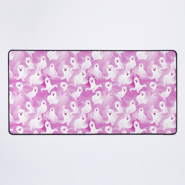 Item preview, Happy pink ghosts designed and sold by Beanntopia.