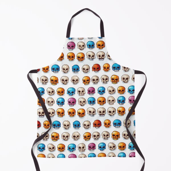 Item preview, Colorful skulls designed and sold by PixelPack Design.